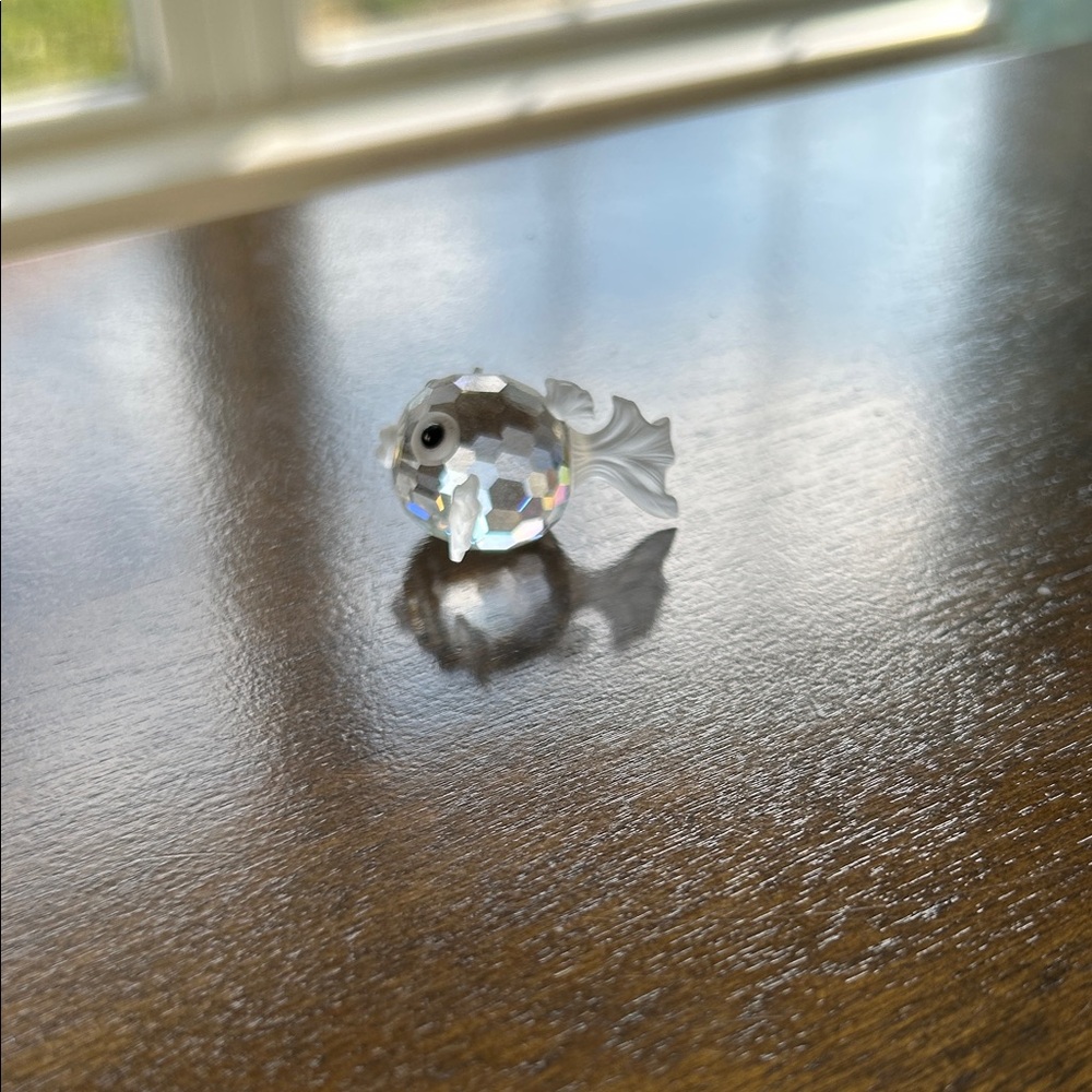 Swarovski Silver Crystal Fish Figurine